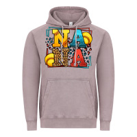 Vintage Zinc Softball nana leopard frame Vintage Hoodie - LillyAllenDesigns