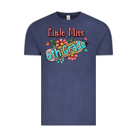Vintage Denim little miss sixth grade Vintage Tee - RanaPortraitStore