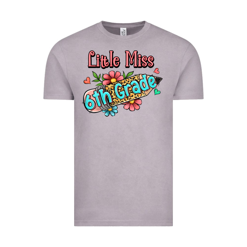 Little Miss Sixth Grade Vintage Tee by RanaPortraitStore | Teevron