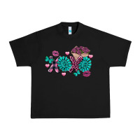 Black Xoxo Valentine's Day Turquoise Gem Urban Heavy Tee - FaDigitalArtStudio