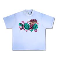 Grape Ice Xoxo Valentine's Day Turquoise Gem Urban Heavy Tee - FaDigitalArtStudio