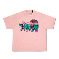 Salmon Xoxo Valentine's Day Turquoise Gem Urban Heavy Tee - FaDigitalArtStudio