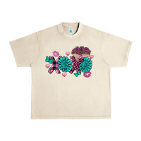 Sandshell Xoxo Valentine's Day Turquoise Gem Urban Heavy Tee - FaDigitalArtStudio