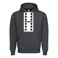 Smoke double six dominoes tshirt halloween costume 6 6 domino game t shirt Zipper Hoodie - baoMotion