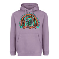 Lavender be kind western turquoise rainbow Heavyweight Hoodie - JahusDesignShop