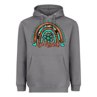 Storm be kind western turquoise rainbow Heavyweight Hoodie - JahusDesignShop
