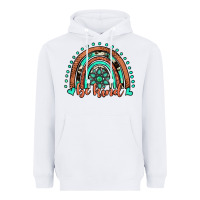 White be kind western turquoise rainbow Heavyweight Hoodie - JahusDesignShop