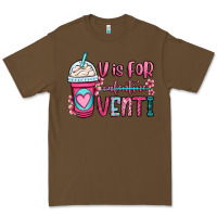 Cacao v is for valentine venti coffee cup Premium Tee - OliviaCreatesArt