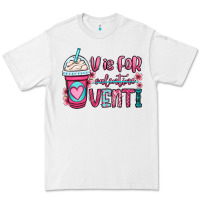White v is for valentine venti coffee cup Premium Tee - OliviaCreatesArt