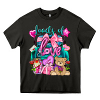 Asphalt Loads of love truck Valentine's Day Heavy Core Tee - HowdyJamesFarm