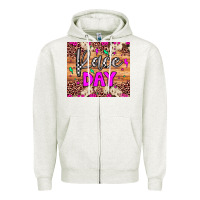 Oatmeal Heather race day Zipper Hoodie - JahusDesignShop