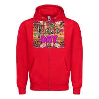 Red race day Zipper Hoodie - JahusDesignShop