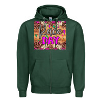 Sports Green race day Zipper Hoodie - JahusDesignShop
