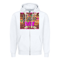 White race day Zipper Hoodie - JahusDesignShop