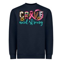 Navy brave and strong Heavyweight Sweatshirt - JahusDesignShop