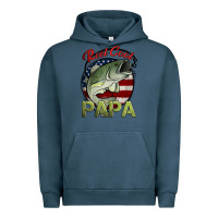 Pigment Midnight Navy reel cool papa fishing Urban Hoodie - Jasminsmagicworld