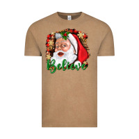 Vintage Coffee Believe And Santa Vintage Tee - BundleAndBundleShop