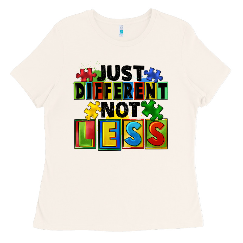 Just Different Not Less Ladies Tee by FaDigitalArtStudio | Teevron
