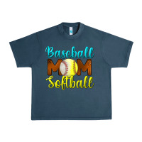 Midnight Navy baseball mom softball Urban Heavy Tee - BundleAndBundleShop