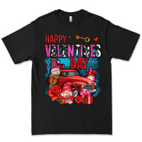 Black happy valentines day with gnomes and truck olivia Premium Tee - OliviaCreatesArt