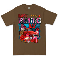 Cacao happy valentines day with gnomes and truck olivia Premium Tee - OliviaCreatesArt