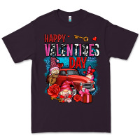 Plum happy valentines day with gnomes and truck olivia Premium Tee - OliviaCreatesArt