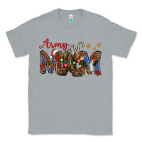 Heather Grey Christmas army mom mother's day Classic Tee - HowdyJamesFarm