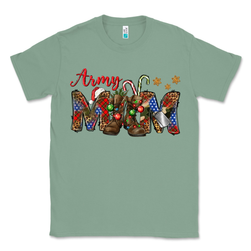 Christmas Army Mom Mother's Day Classic Tee by HowdyJamesFarm | Teevron