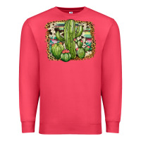 Cardinal serape cowhide cactus Premium Sweatshirt - JahusDesignShop