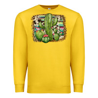 Lemon serape cowhide cactus Premium Sweatshirt - JahusDesignShop