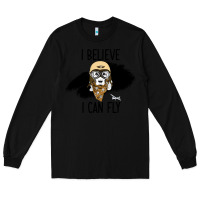 Black I Beleive I Can Fly, Dog, Long Sleeve Tee - Bettercallsaul
