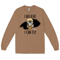 Toasted Coconut I Beleive I Can Fly, Dog, Long Sleeve Tee - Bettercallsaul