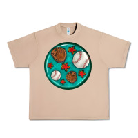 Burro baseball with sunflower round earrings Urban Heavy Tee - BundleAndBundleShop