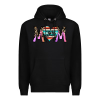 Black girl mom Premium Hoodie - CowhideDigitalArt