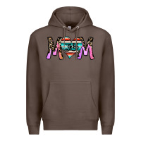 Coffee girl mom Premium Hoodie - CowhideDigitalArt