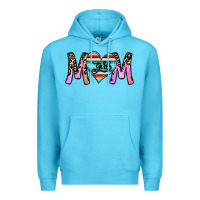 Ocean Blue girl mom Premium Hoodie - CowhideDigitalArt