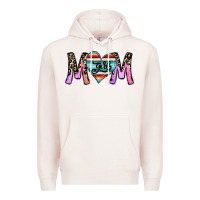 Pale Pink girl mom Premium Hoodie - CowhideDigitalArt