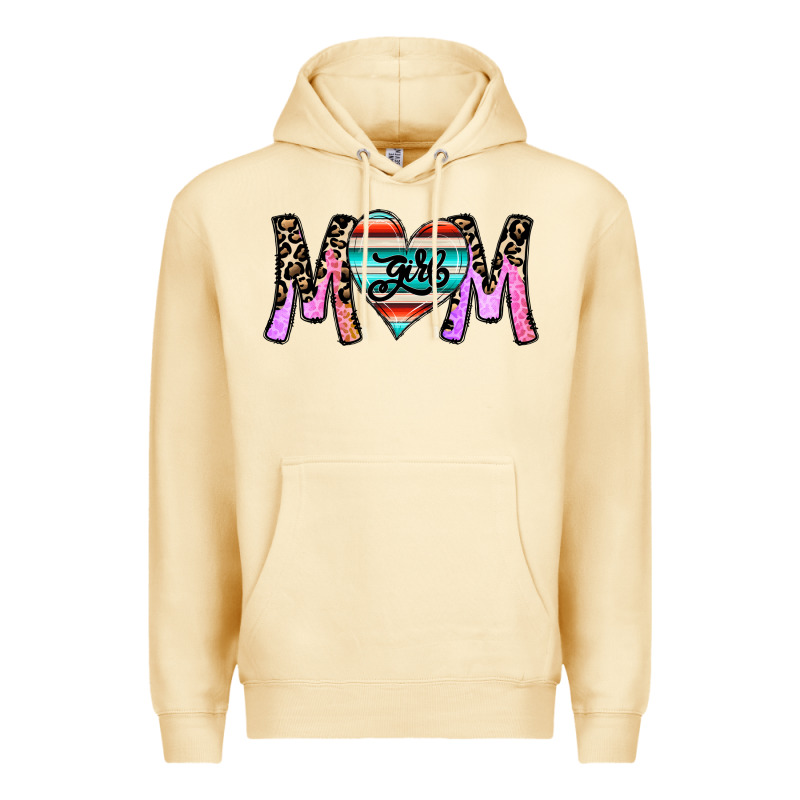 Girl Mom Premium Hoodie by CowhideDigitalArt | Teevron
