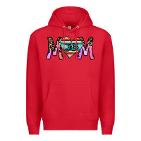 Red girl mom Premium Hoodie - CowhideDigitalArt