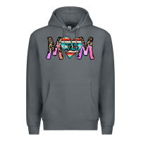 Rock girl mom Premium Hoodie - CowhideDigitalArt