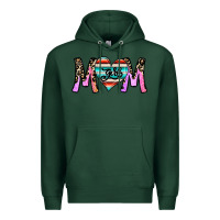 Sports Green girl mom Premium Hoodie - CowhideDigitalArt