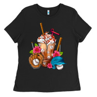 Baseball Frappe Ladies Tee | Teevron