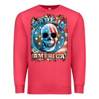 Cardinal made in america skull Premium Sweatshirt - JahusDesignShop