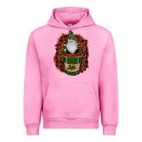 Fuchsia Pink Gnomes With Coffee Christmas Urban Hoodie - RanaPortraitStore