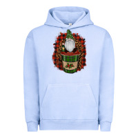 Pigment Grape Ice Gnomes With Coffee Christmas Urban Hoodie - RanaPortraitStore