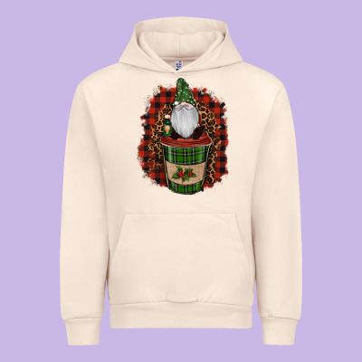 Gnomes With Coffee Christmas Urban Hoodie Designed By Ranaportraitstore