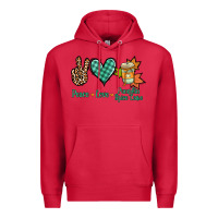 Cardinal peace love pumpkin spice latte Premium Hoodie - Jasminsmagicworld