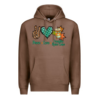 Chestnut peace love pumpkin spice latte Premium Hoodie - Jasminsmagicworld