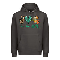 Smoke peace love pumpkin spice latte Premium Hoodie - Jasminsmagicworld
