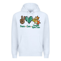 White peace love pumpkin spice latte Premium Hoodie - Jasminsmagicworld